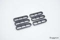 VW Käfer Blende für Lüftung hinten ab Bj. 08/71, Schwarz, Set