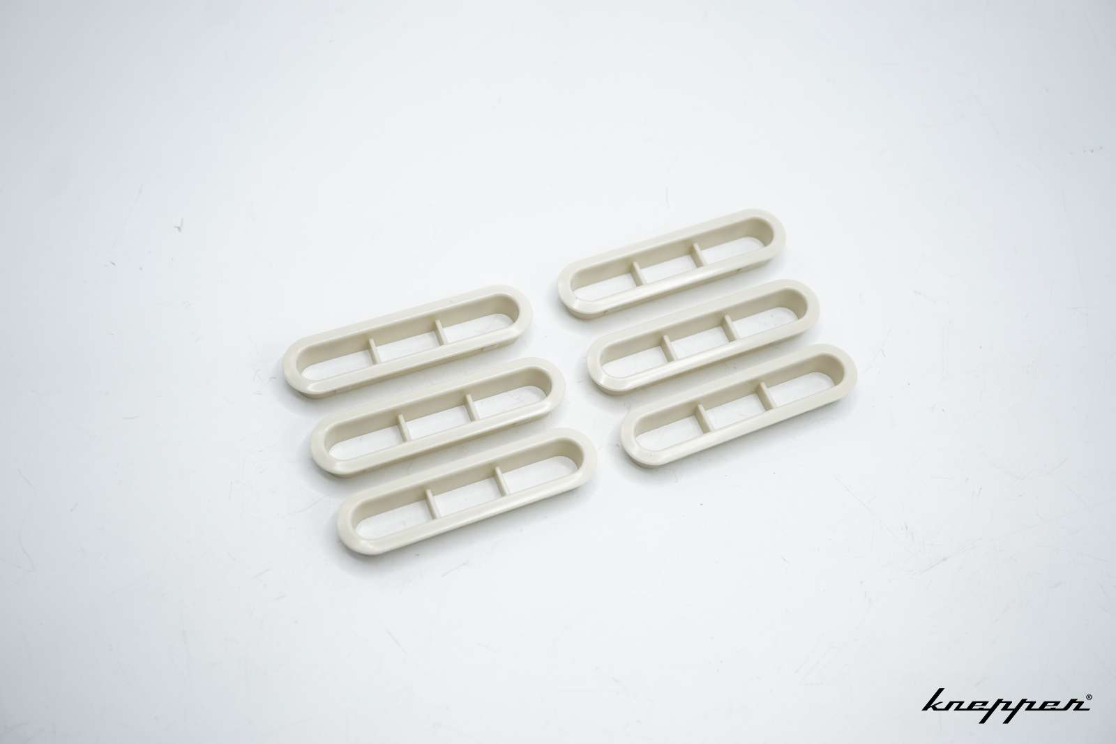 VW Käfer Blende für Lüftung hinten ab Bj. 08/71, Weiß, Set