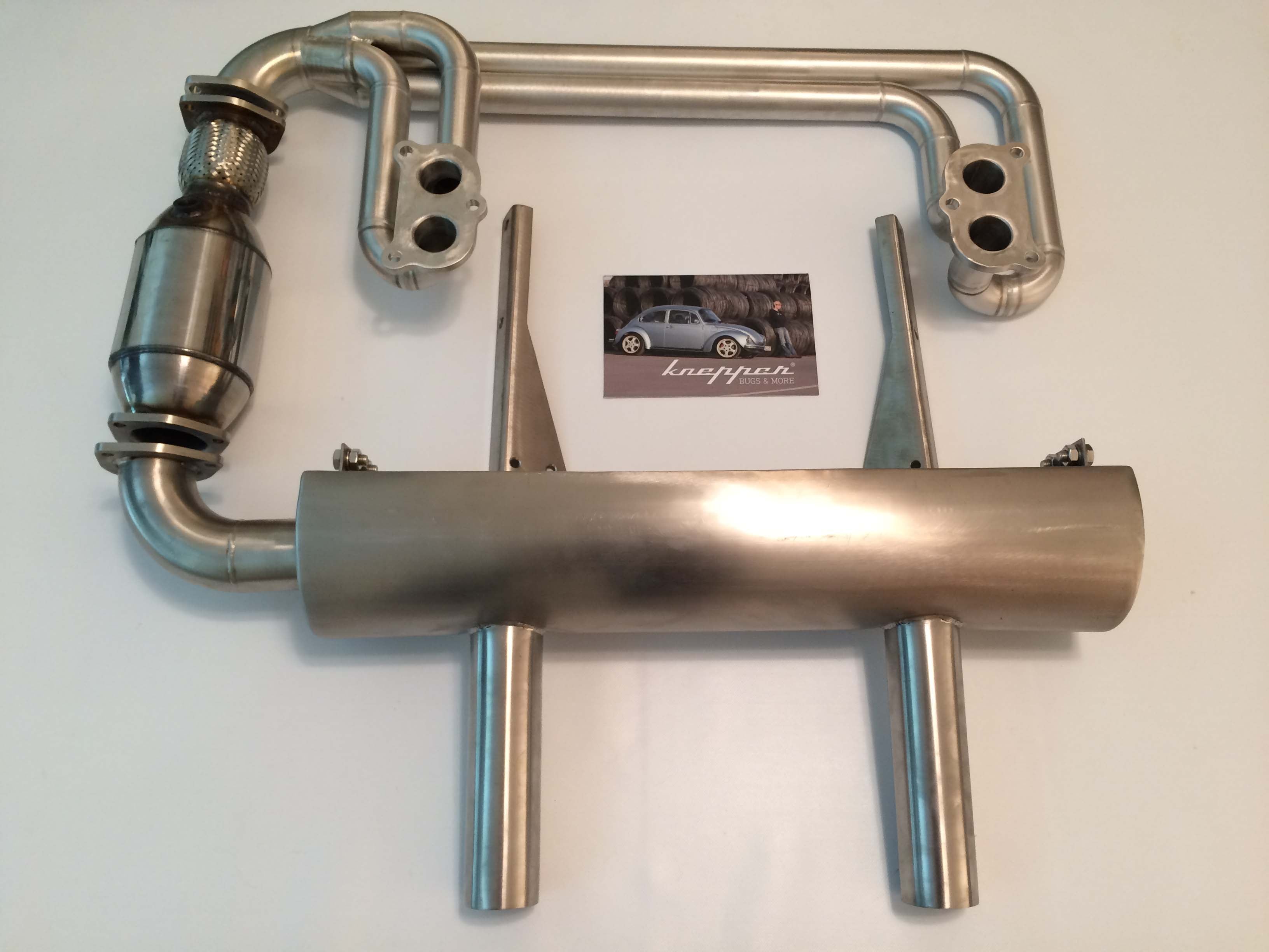 Subaru Edelstahl Abgasanlage für Käfer , Komplett Set
