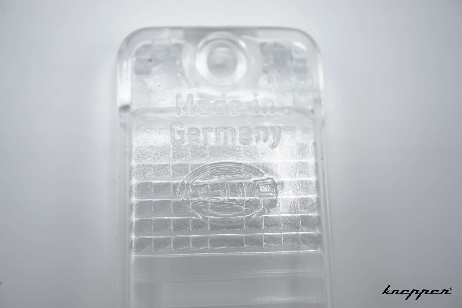 VW Käfer Blinkerglas in der Stoßstange, weiß , Paar, Hella mit Zulassung