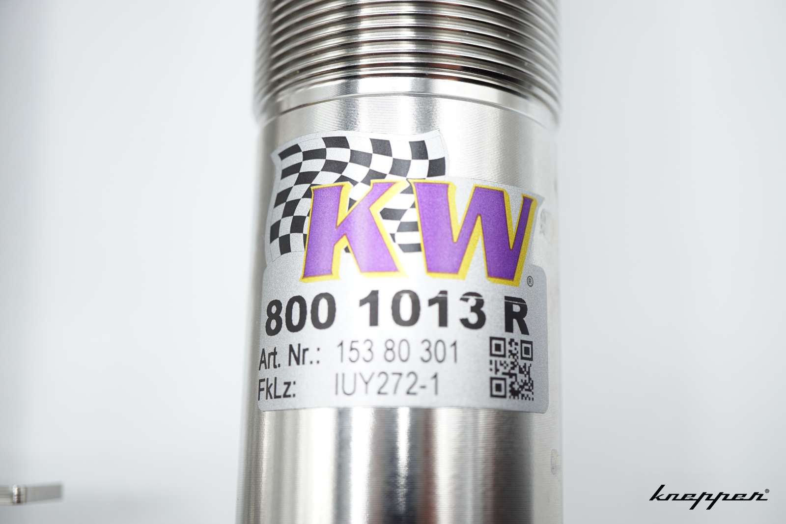 KW Inox Gewindefahrwerk vorne für Käfer,3-Punkt, Variante 2