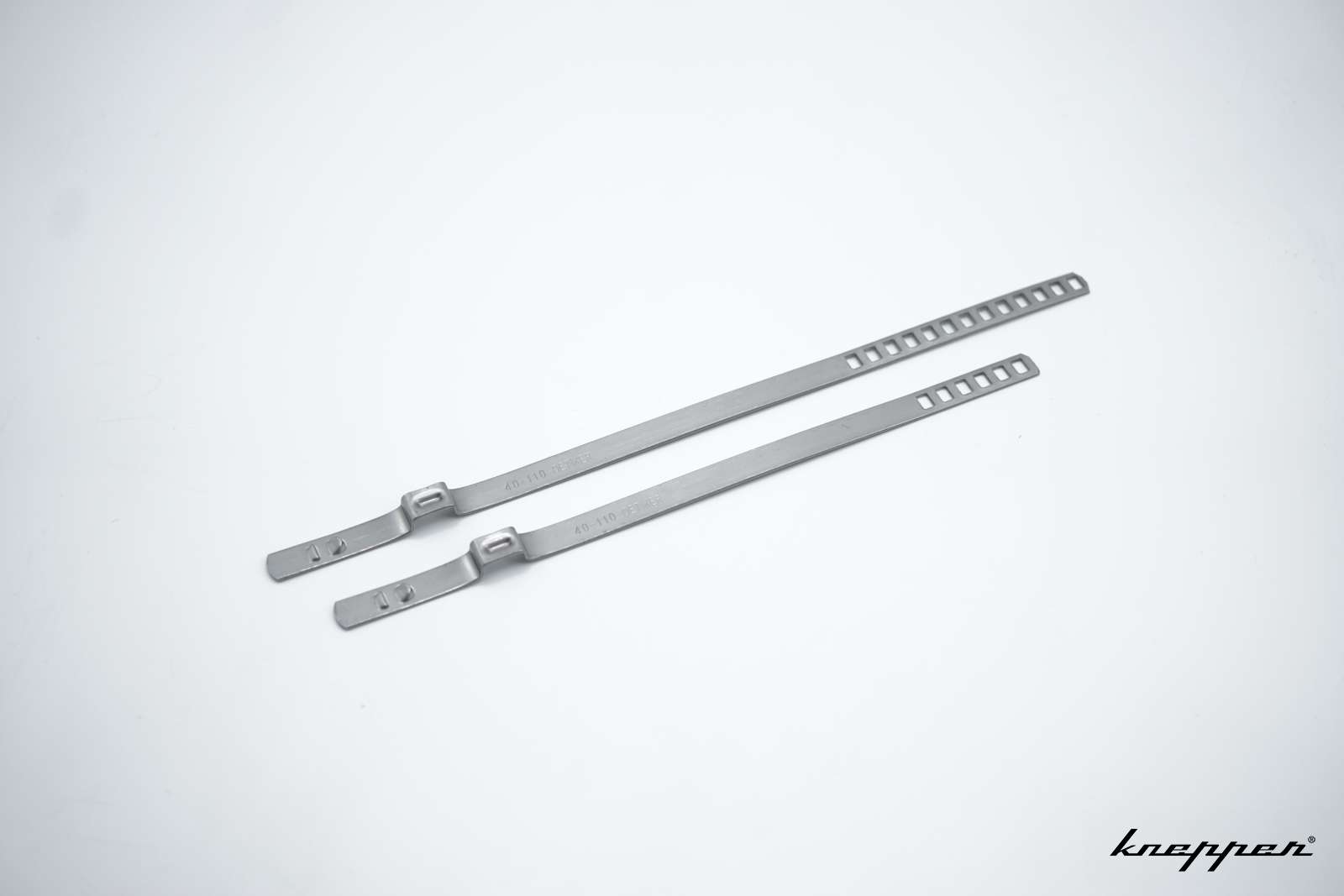 VW Käfer 1303 Schellen für Manschette der Zahnstangenlenkung, Edelstahl, Set