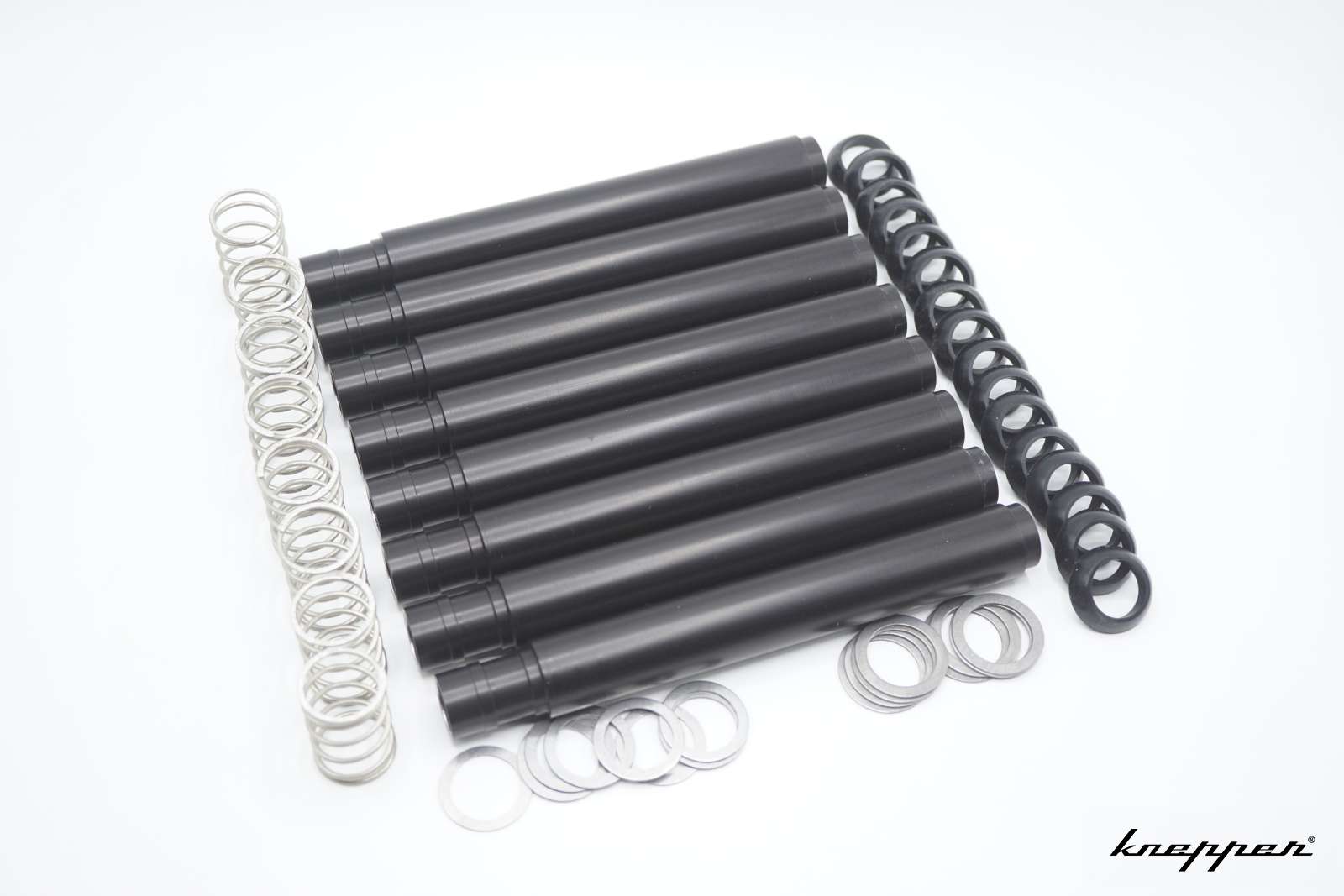 VW Käfer Stößelschutzröhrchen Satz, 1300 - 1600ccm, Einteilig aus Alu mit Feder, Top Qualität