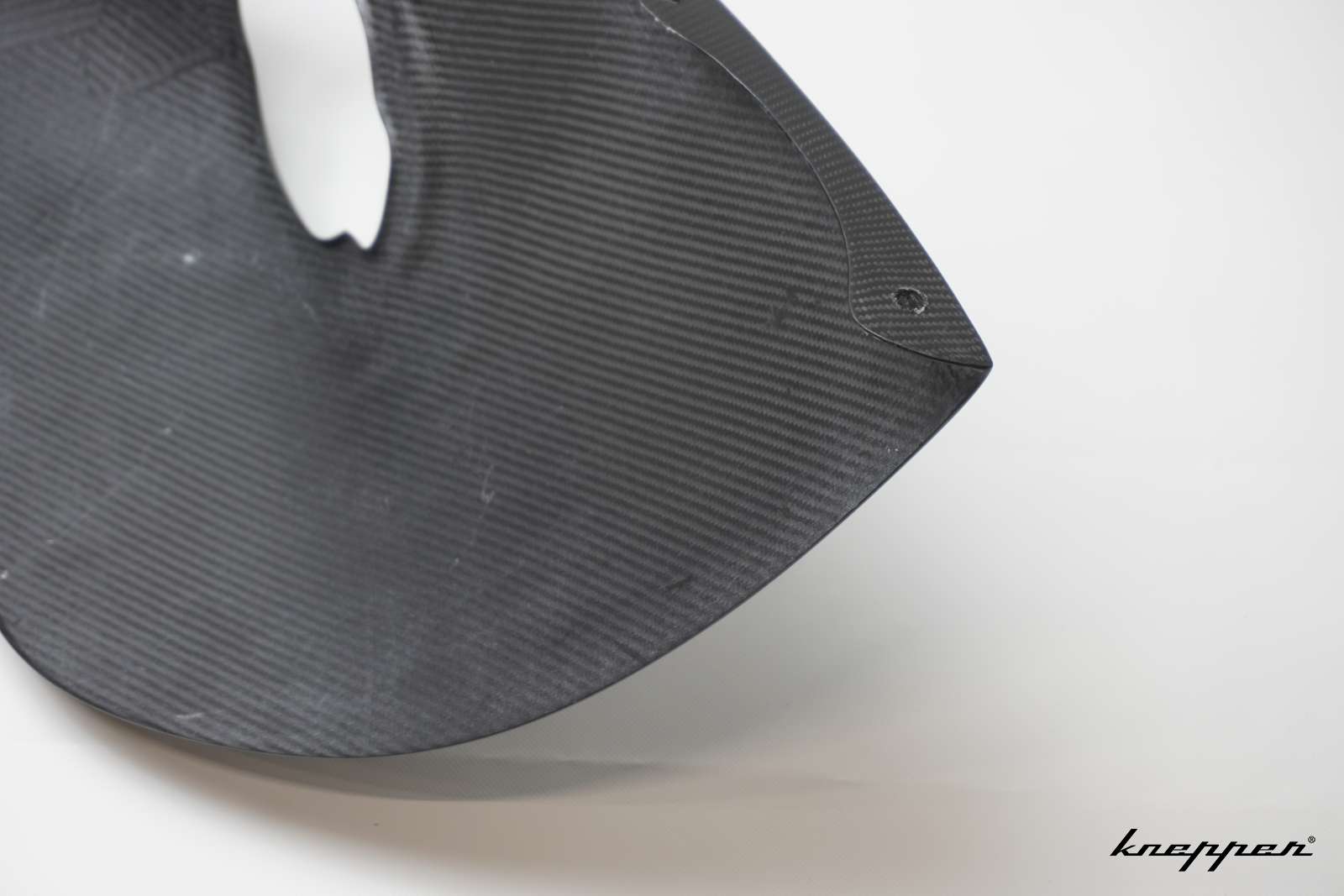 VW Käfer Kotflügel 3cm Innenverbreitert, Carbon Klarlack, hinten, Beifahrerseite, große Rückleuchte