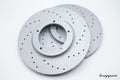 Porsche 944 Bremsscheibe vorn, bis Bj. 87, Zimmermann gelocht, Paar