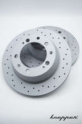 Porsche 944 Bremsscheibe hinten, bis Bj. 87,  Zimmermann gelocht, Paar