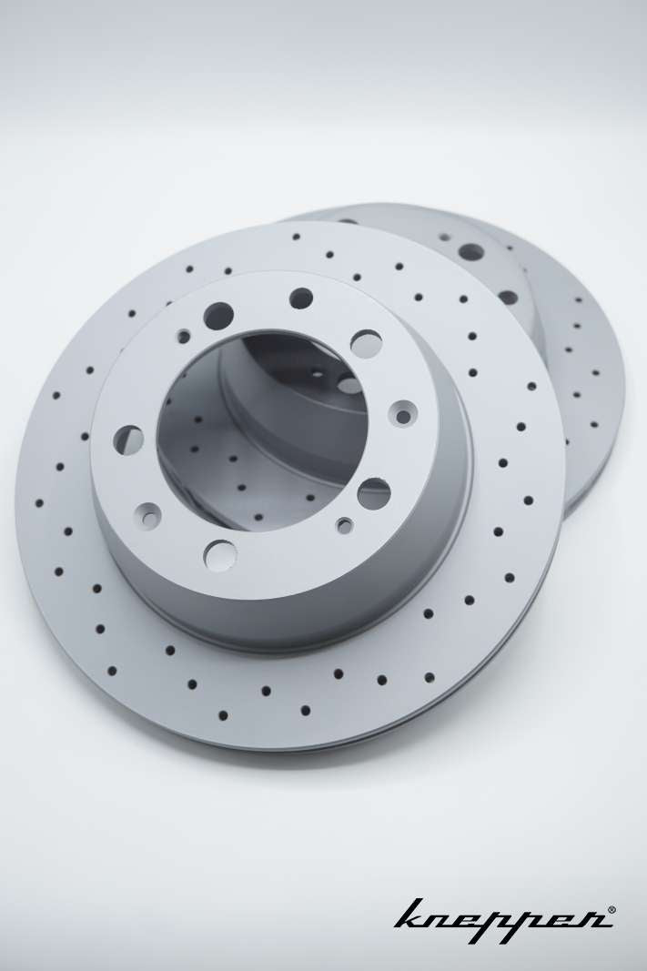 Porsche 944 Bremsscheibe hinten, bis Bj. 87,  Zimmermann gelocht, Paar