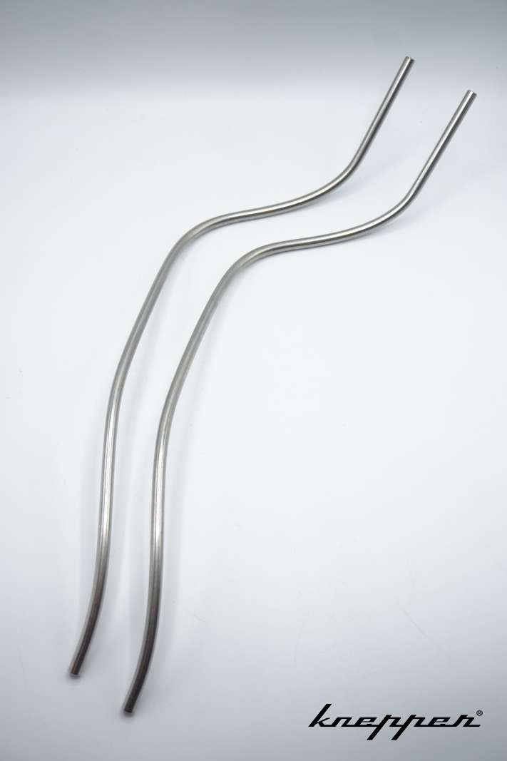 VW Käfer 1302 / 1303 Bremsleitung zwischen Behälter und Hauptbremszylinder, Set, Edelstahl