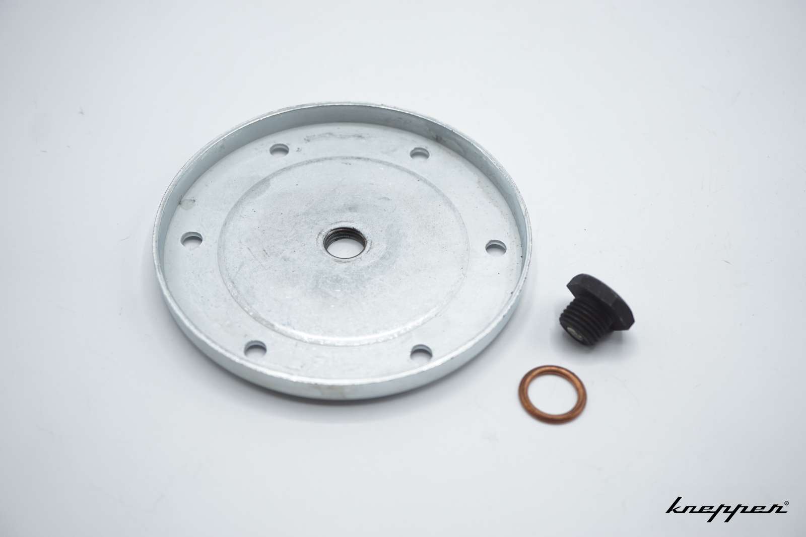 VW Käfer Ölablassdeckel mit Ablassschraube, Set