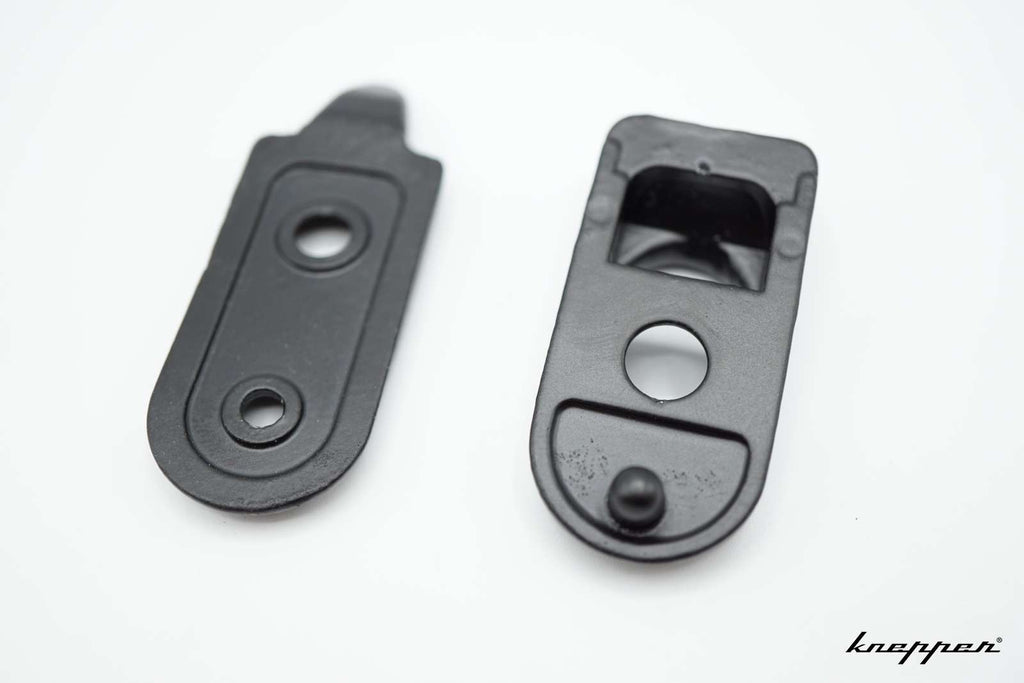 VW Käfer 1303 Cabrio Verdeckverschlußführungsset , schwarz