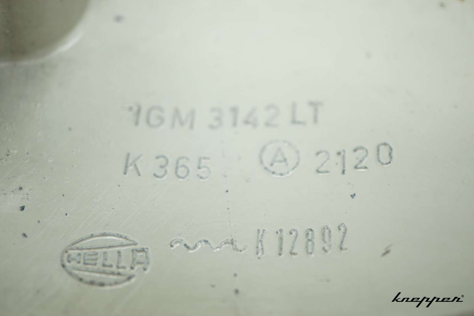 VW Käfer Kennzeichenleuchte ohne Lampe, Bj. 08/63 - 07/66, gebraucht