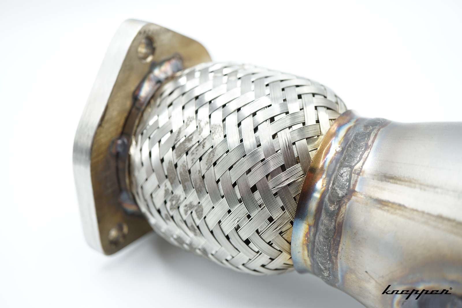 Edelstahl Sportkatalysator mit E-Prüfzeichen, 56mm, 200 Zellen