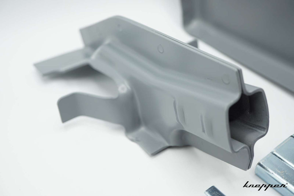 VW Käfer Bodenhälfte links mit Sitzschienen, ab Bj. 08/72, TOP-Qualität