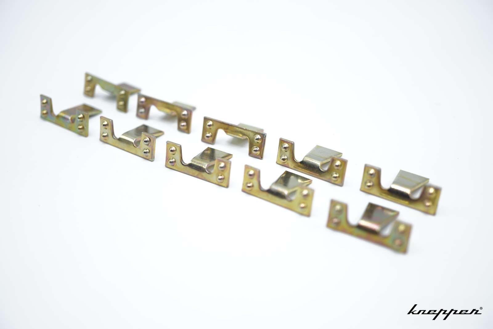 VW Käfer Klammern für Trittbrettzierleiste, 9mm, Set