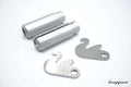 Porsche 944 Handbremsseil-Adapter für Käfer, Eloxiert, Set