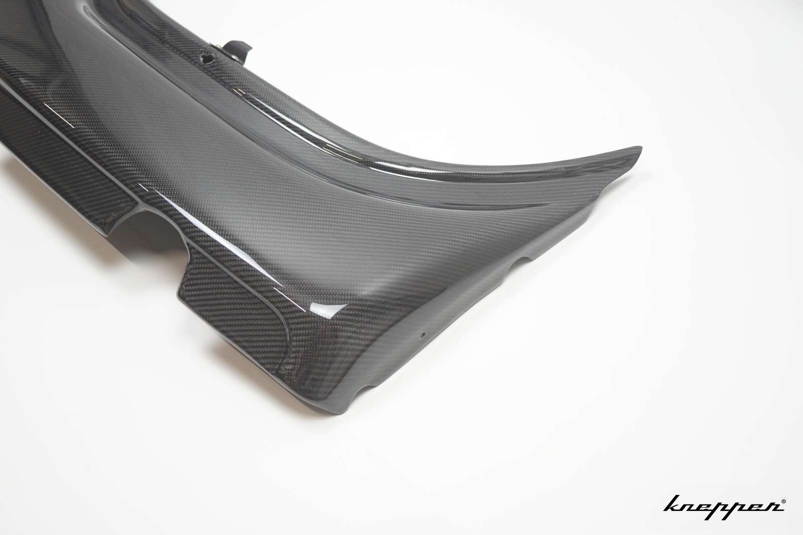 VW Käfer Heckabschlussblech gewölbt, Carbon