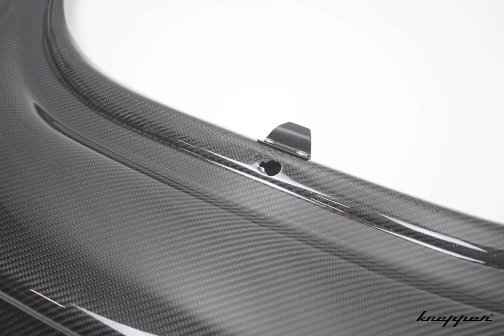 VW Käfer Heckabschlussblech gewölbt, Carbon