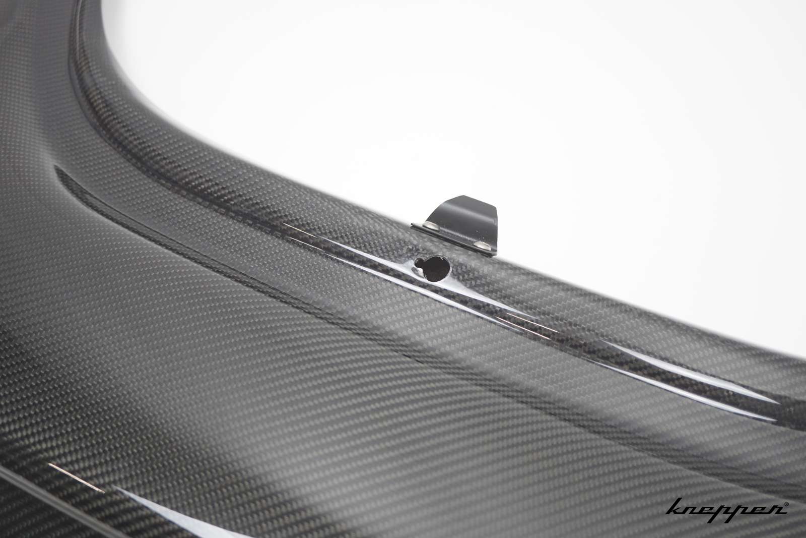 VW Käfer Heckabschlussblech gewölbt, Carbon