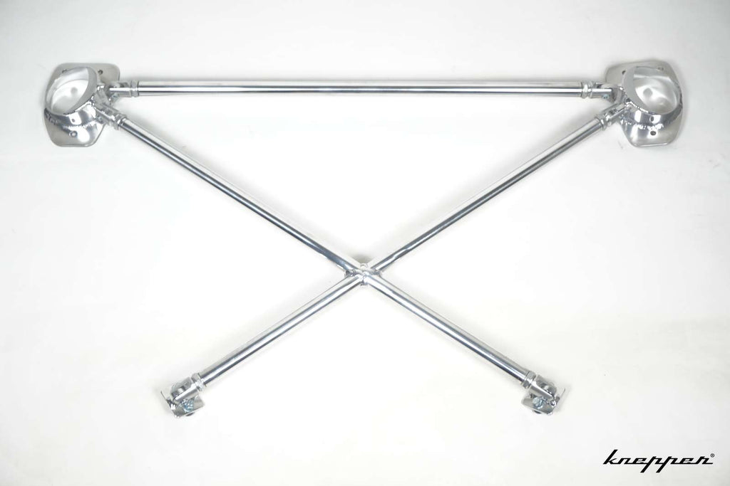 VW Käfer 1302 / 1303 Kreuzdomstrebe Federbeinabstützung aus Aluminium