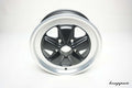 Fuchs - Style Felge 16" x 6J ET36 Schwarz Matt