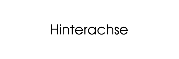 Hinterachse