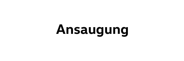 Ansaugung