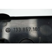 VW Käfer 1303 Schalterleiste im Armaturenbrett, ohne Ausschnitt für Uhr, große Öffnung, gebraucht
