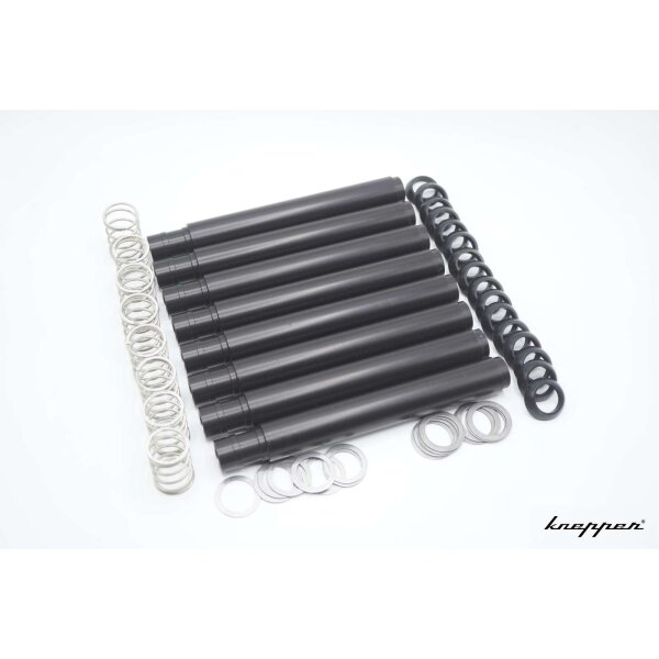 VW Käfer Stößelschutzröhrchen Satz, 1300 - 1600ccm, Einteilig aus Alu mit Feder, Top Qualität