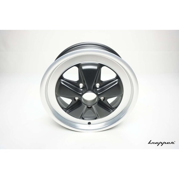 Fuchs - Style Felge 16" x 8J ET10,6 Schwarz Matt